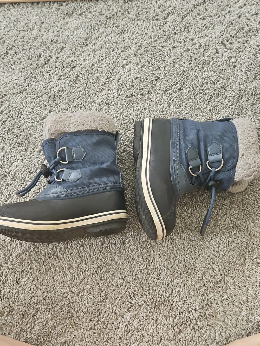 Sorel Blue Faux-Fur Lined Winter Boots 11 Winter